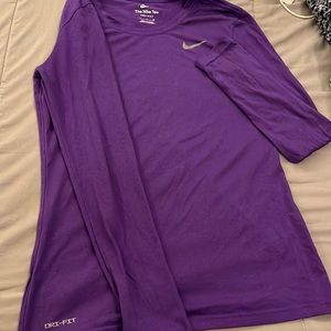 Purple nike long sleeve